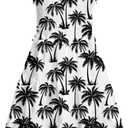 Kids4ever Girls Spaghetti Strap Dress 6-12Y Kids Sleeveless Cami Dresses Summer Beach Smocked Tiered Sundress with Pockets (White)