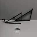 Heavy Duty Closet Rod & Shelf Brackets Clothes Hanger Pole Support Bracket Black 3 Pack