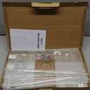 TEKXYZ 15.75 Inch Height Clear Acrylic Balloon Stand for Table Centerpiece Decoration, Set of 10