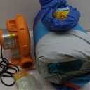 PZGEQ Bounce House, Inflatable Bounce Castle with Ball Pit for Kids 3-12, Blow Up Jumping Castle with Slide, Obstacles, Climbing Wall, Inflatable Bouncy Castle Jump House for Indoor Outdoor Backyard