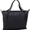 Thule Aion Tote Bag  Recycled Waxed Canvas, 16" Laptop Sleeve, Wet/Dry Pocket, Bottle Holder, Detachable Sling (Black)