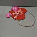 Valentines Day Decorations, Wooden Valentines Day Door Decor, Heart Shaped Door Hanging Sign, Happy Valentines Day Door Hanger Front Door Decorations for Home Porch, Wall, Outdoor (Red)