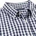 Double Pump Big and Tall Shirts for Men Long Sleeve Button Down Shirts from Size XL(T) to 6XL (T) Cotton (Blue)