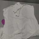 Avidlove Womens Mesh Long Sleeve Bodysuit Crew Neck Sexy Bodysuit Double Lined Thong Basic Top White M