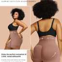 SHAPELLX Shapewear Tummy Control Fajas Colombianas Moldeadoras Butt Lifting Shapewear Shorts For Women With Zip Closure, Large