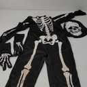 Sincere Party Kids Skeleton Costume Glow in The Dark Skeletons Halloween Skeleton Costumes for Boys and Girls 7-10