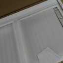 Vinyl Basement Window, 32" x 18" Bathroom Sliding Window with Double Pane Insulated Tempered Glass and Fiberglass Screen for Basement, Bathroom, Shed (White)