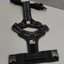 OneTigris Dog Harness, Soft Padding No Pull Dog Vest Harness, Durable High-Tensile Nylon, Adjustable Tactical Harness for Medium and Large Dogs with Reflective, 1 Handle, 3 D-Rings (Black)