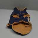 Dog Coat, Warm Winter Dog Waterproof Jacket for Medium Dogs, Fleece Lined Adjustable Dogs Coats Cold Weather Windproof Doggie Snowsuit with Leash Hole, Navy X-Large