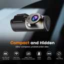 4K+1080P Dash Cam Front and Rear,64GB Card Included,5.8GHz WiFi Dash Camera for Cars,App up to 20MB/s Fastest Download,G-Sensor,Night Vision,24h Parking Monitoring,Loop Recording,170 Wide Angle