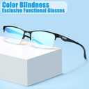 Color Blind Glasses for Red Green Deficiency Color blind Glasses for Men/Women Advanced Optical Filter Technology Enhance Color Perception