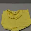 PATIKIL Canvas Tote Bag for Women Small Canvas Bag with Button Cotton Sturdy Reusable Lunch Tote Bag for Vinyl Dye HTV Gifts (Yellow)