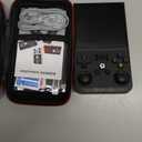 R36MAX Retro Handheld Game Console, 4.0 Inch 720x720 IPS Screen, Built-in 18000+ Classic Game,4000mAh Battery Portable Retro Gaming Console (T-Black, 64GB)