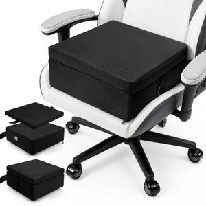 Adjustable Adult Booster Seat, 6" Extra Thick Car Booster Seat Cushion