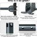 Adjustable Pivot Mount for Starlink Gen 2,Starlink Mounting Kit, Compatible with Starlink V2, Includes Starlink Roof Mount Adapter, for Star Links Internet Satellite Kit, Suitable for Roof