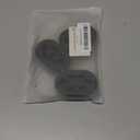 SINGARO Rubber Exhaust Hanger, Muffler Exhaust System, Heavy Insulator Support Bushing Installation, 2 Holes 0.47 Inch, High-Density Tailpipe Damping Hanger (4PCS Black)