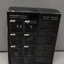 Sellemer Toilet Brush and Holder Set - Flexible Toilet Bowl Brush Head with Silicone Bristles, Compact Size for Storage and Organization, Ventilation Slots Base (1 Pack, Silver)