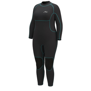 Hevto Plus Size Wetsuit Men Women 3/2mm 5/4mm Neoprene Full Shorty Wet Suit Back Zip Swimming Keep Warm in Cold Water, 16