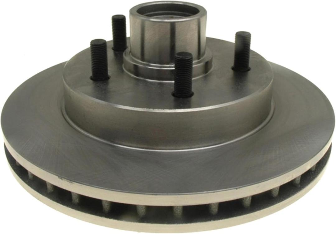 ACDelco Silver 18A296A (19264668) Non-Coated Front Disc Brake Rotor and Hub Assembly