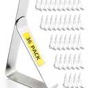 36 Pack Tablecloth Clips - Heavy Duty Picnic Table Clips, Stainless Steel Table Cloth Cover Clamps, Table Cloth Holders Ideal for Restaurant Party