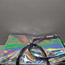 Large Reusable Grocery Bag On Wheels, 130L Foldable Shopping Trolley with 5 Enhanced Stability Wheels, Water Resistant, Multiple Pockets & Heavy Duty Handle, for Groceries, Outdoor, Gradient Silver