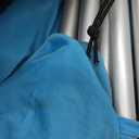 Rhino Valley Beach Tent Shade Canopy UPF50+ Protection, 8 Sandbags, 4 Stability Poles, Outdoor Sun Shelter Umbrella for Sand, Camping, Fishing Essentials (10 x 10 FT, Sky Blue)