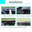 Dash Cover Mat Custom Fit for Dodge Charger Magnum Dashboard Cover Cap Pad Carpet J210 (Dark Gray)