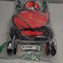 The New York Doll Collection My First Doll Stroller with Basket, Foldable Doll Stroller (Red Quilted)