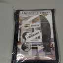 Umbrella Cover for 6ft to 9ft Patio Umbrellas, Waterproof and Durable Market Umbrella Cover with Zipper and Rod