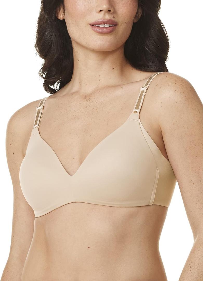 Warner's Women's Blissful Benefits Side Smoothing Wirefree Bra (34B)