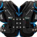 Champro Gauntlet III Football Shoulder Pads (Small, Black)