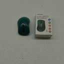 memzuoix 2.4G Wireless Mouse, 1400 DPI Computer Mice USB Receiver, Portable Wireless USB Mouse Battery Powered Cordless Mice for Laptop, PC, Desktop, 5 Buttons (Dark Green)