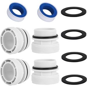 4560 pool Hose Adapters Kit 1 1/2 pvc fittings Compatible with Intex Hayward Pool Filter Pump Hose for Hose 40mm to 1 1/2 Inch Conversion Kit - 4-Pack
