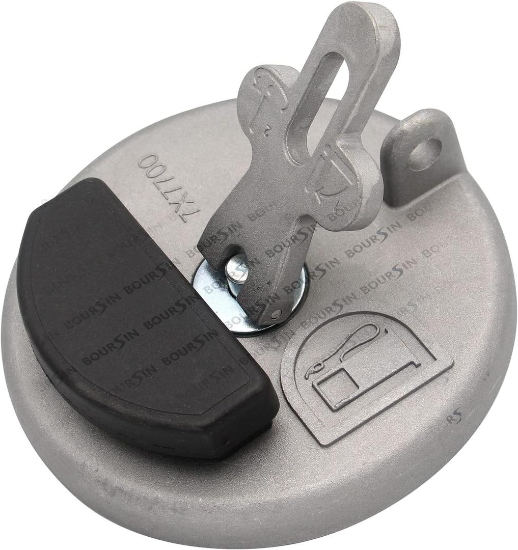 7X7700 Locking Fuel Cap For Caterpillar CAT Excavator 515 525B 525C 535B 535C M312 M313 M315 E320B E312C E314C E313C E321D Dozer D3C D6R D5C D6D D6K D7G Loader 931B 950 966 Gray