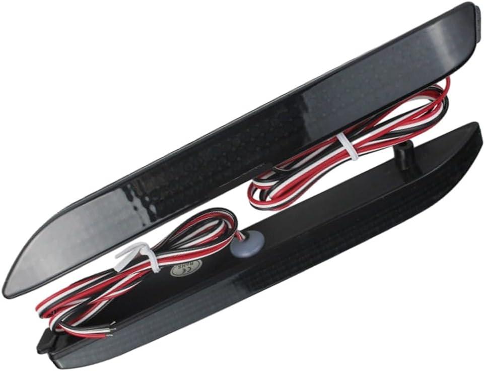 Riloer LED Bumper Reflector Brake Stop Light, LED Bumper Reflector Light, Compatible with Lexus GX470, NX, RC, RX300 Compatible with Toyota Matrix, Venza, Avalon, Sienna - Smoke Lens Riloer LED Bumper Reflector Brake Stop Light, LED Bumper Reflector Light, Compatible with Lexus GX470, NX, RC, RX300 Compatible with Toyota Matrix, Venza, Avalon, Sienna - Smoke Lens