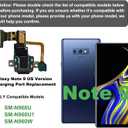 for Galaxy Note 9 USB Charging Board Port Replacement, Type C Dock Board Connector for Samsung Galaxy Note 9 with Tools & Instruction