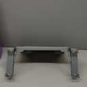 DMI Walker Tray, Rollator Tray, Mobility and Walker Accessory Tray Table Fits Most Standard Walkers, Folding with Two Cup Holders and Tool Free Assembly, 16 x 11.8 inch (Gray)