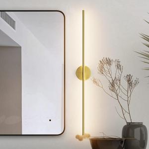 Modern Gold Bathroom Sconce 40In Vanity Light Bar Over Mirror 3000K Bathroom Light Fixture 360 Rotatable for Bedroom Living Room