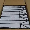 15 Pack 24" L x 15" H Animal Barrier Fence, Underground No Dig Fence Patented Product, 5.5mm Galvanized Stakes with 2 inch Spacing, Anti Digging for Dogs, Total 30Ft(L) X 15in(H) Black