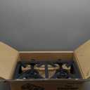 Propane Double Burner Angle Iron Camp Stove with CSA Listed Regulator and 4ft Hose (SA2200)