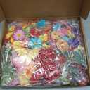 210 Pcs Mini Silk Flower Heads Small Fake Rose Daisy Faux Flowers Bulk for Crafts Artificial 3D Loose Fabric Flowers Heads Sunflower Bulk for Wedding Hair Cap Dresses Decorations (Bright Colors Mixed)