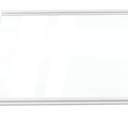 W11697465, W11351248 Glass Crisper Cover Compatible with for whirlpool, maytag, ikea Refrigerator(some models, not all), Glass Shelf for Crisper Pan Cover W11449890, W11205398, W11162439 etc.