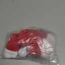 Christmas Dog Santa Costume Outfit, Xmas Puppy Santa Claus Clothes Suits Hat for Pet Dogs Cats Party New Year Funny Cosplay (Red, Small)