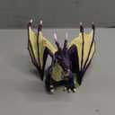 RECUR Thunder Dragon Action Figurine, 7.4 Inch Purple Dragon Toys for Boys Girls Kids, RPG Figures Miniatures for Tabletop Display & Roleplaying, Collectors Toy Age 3 +