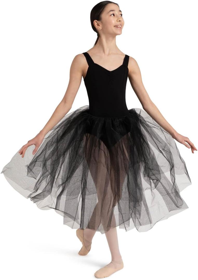 Capezio Little Girls' Romantic Tutu (One Size, Black)