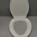 KOHLER 4636-RL-96 Cachet ReadyLatch Elongated Toilet Seat Slow Close Soft Close, Toilet Seat Quiet Lid, Contoured Grip-Tight Bumpers Installation Hardware, Apartment Essentials, Biscuit