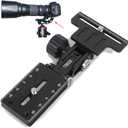 iShoot Metal Retractable Camera & Telephoto Zoom Lens Bracket Holder, Foldable Long Focus Lens Support Stand Bayonet Protector with Quick Release Plate Compatible with Arca-Swiss Fit Tripod Head Clamp