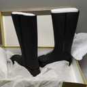 Michael Kors Women's Sydra Tall Boot (7.5, Black)