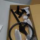 Matte Black Bathroom Accessories Set, 4 Pieces Bathroom Hardware Set, 16 inch Towel Bar, Towel Racks for Bathroom, Robe Towel Hooks, Toilet Paper Holder Wall Mounted