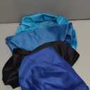 4Pcs Satin Bonnet Silk Bonnet, Hair Bonnet for Sleeping, Elastic Wide Band Silk Sleep Cap, Shower Cap Soft and Breathable (Blue Series)